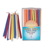 Multi-colored Chanukah Candles