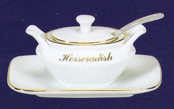 Ceramic Horseradish Server