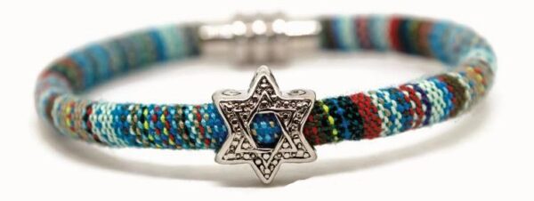 Tribal Star of David Cotton Bracelet