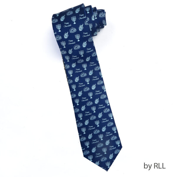 Chanukah Faux Silk Tie