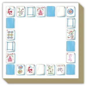 Handpainted Mahjong Luxe Notepad