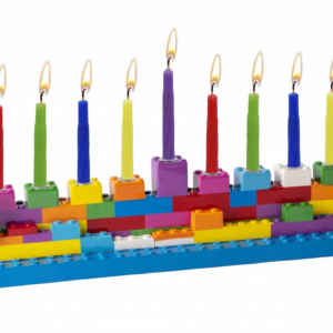Hand Painted Menorah - Lego